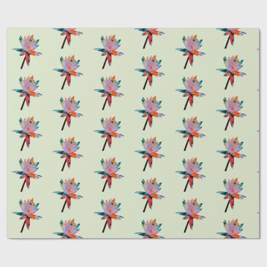 Papier Cadeau Papier à enveloppement Lily Design (Plat)