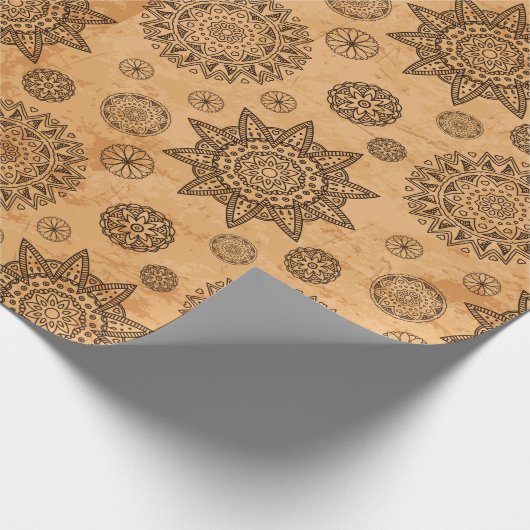 Papier Cadeau Papier à enveloppement Mandala (Coin)
