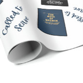 Papier Cadeau Papier à enveloppement missionnaire soeur (Coin rond)