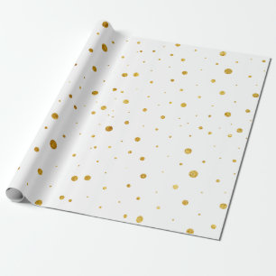 Papier Cadeau Papier à enveloppement Motif de luxe Gold Foil Cus