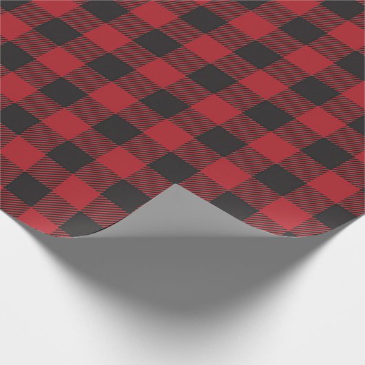 Papier Cadeau Papier à enveloppement Motif de Noël plaqué Buffal (Coin)