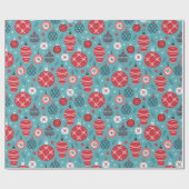 Papier Cadeau Papier à enveloppement Motif de style ancien de No (Plat)