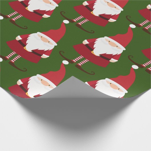 Papier Cadeau Papier à enveloppement Motif Gnome Noël mignon (Coin)