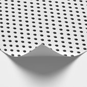 Papier Cadeau Papier à enveloppement noir et blanc de la coccine (Coin)