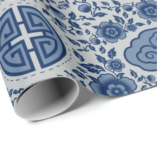 Papier Cadeau Papier à enveloppement ornemental (Coin rond)