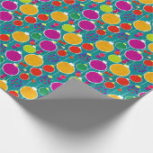 Papier Cadeau Papier à enveloppement ornemental brillant (Coin)