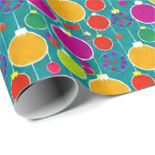 Papier Cadeau Papier à enveloppement ornemental brillant (Coin rond)