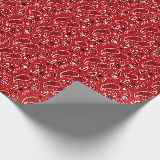 Papier Cadeau Papier à enveloppement Paisley (Coin)