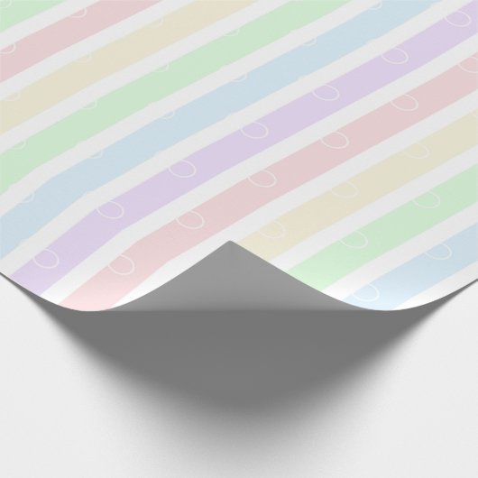 Papier Cadeau Papier à enveloppement pastel arc-en-ciel (Coin)