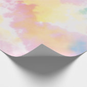 Papier Cadeau Papier à enveloppement Pastel Tie Dye (Coin)