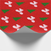 Papier Cadeau Papier à enveloppement Père Noël à vélo (Coin)