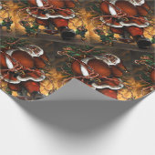 Papier Cadeau Papier à enveloppement Père Noël désembouteillé (Coin)