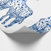 Papier Cadeau Papier à enveloppement pour baiser Giraffes (Coin)