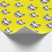 Papier Cadeau Papier à enveloppement pour chien de taureau franç (Coin)