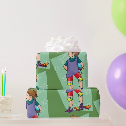 Papier Cadeau Papier à enveloppement pour planchiste