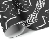 Papier Cadeau Papier à enveloppement pour triangles géométriques (Coin rond)