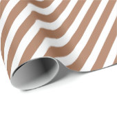 Papier Cadeau Papier à enveloppement rétro-rayé (Coin rond)