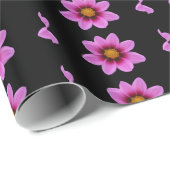 Papier Cadeau Papier à enveloppement rose (Coin rond)