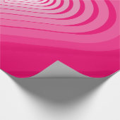 Papier Cadeau Papier à enveloppement rose avec Coeurs - Amour (Coin)