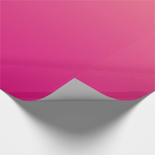 Papier Cadeau Papier à enveloppement rose brillant (Coin)