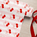 Papier Cadeau Papier à enveloppement rose cerisier Coquette<br><div class="desc">Papier à enveloppement rose cerisier Coquette</div>