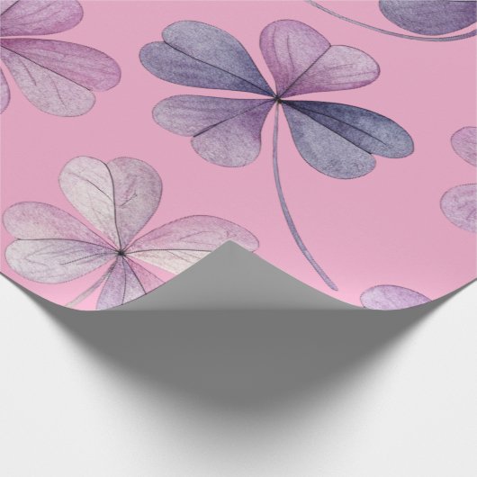 Papier Cadeau "Papier à enveloppement rose - Papier à capuchon v (Coin)