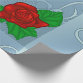 Papier Cadeau Papier à enveloppement rose rouge