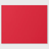 Papier Cadeau Papier à enveloppement rouge vif (Plat)