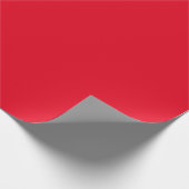 Papier Cadeau Papier à enveloppement rouge vif (Coin)