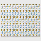 Papier Cadeau Papier à enveloppement Taekwondo (Plat)