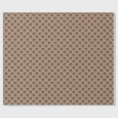 Papier Cadeau Papier à enveloppement Tan Acorn (Plat)