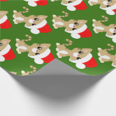 Papier Cadeau Papier à enveloppement Tan Christmas Kitty (Coin)
