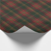 Papier Cadeau Papier à enveloppement Tartan Feuille d'érable can (Coin)