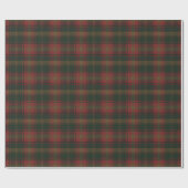 Papier Cadeau Papier à enveloppement Tartan Feuille d'érable can (Plat)