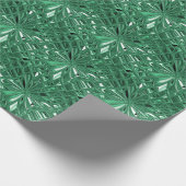 Papier Cadeau Papier à enveloppement vert (Coin)