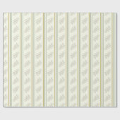 Papier Cadeau Papier à enveloppement vert Feuille (Plat)