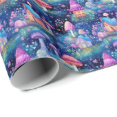 Papier Cadeau Papier à enveloppement Whimsical Wonderland (Coin rond)