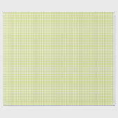 Papier Cadeau Papier à enveloppement XMAS de Noël Tartan vert (Plat)