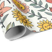 Papier Cadeau Papier à envelopper (Coin rond)