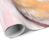 Papier Cadeau Papier à envelopper amusant Porc de Gentleman avec (Coin rond)
