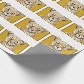 Papier Cadeau Papier à envelopper au fromage mignon - Enveloppem (Coin)