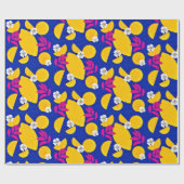 Papier Cadeau Papier à envelopper avec des citrons Zesty et des  (Plat)