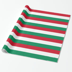 Papier Cadeau Papier à envelopper avec Drapeau de Hongrie