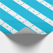 Papier Cadeau Papier à envelopper avec Drapeau du Honduras (Coin)