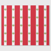 Papier Cadeau Papier à envelopper avec Drapeau du Pérou (Plat)