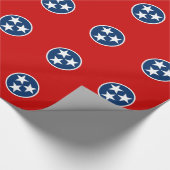 Papier Cadeau Papier à envelopper avec Drapeau du Tennessee (Coin)