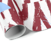 Papier Cadeau Papier à envelopper Baleines (Coin rond)