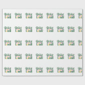 Papier Cadeau Papier à envelopper béni et chanceux (Plat)