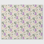 Papier Cadeau Papier à envelopper brillant Chat Poisson Cactus P (Plat)
