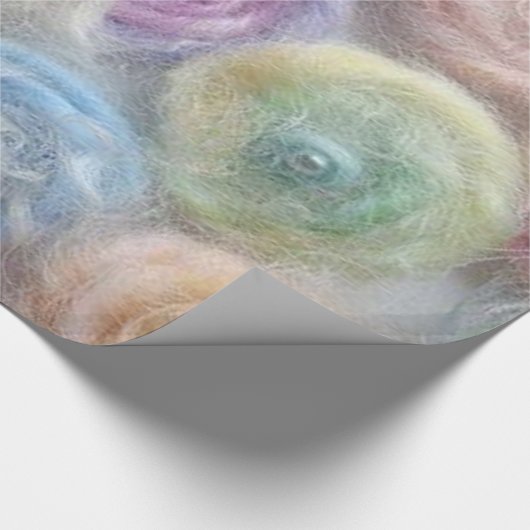 Papier Cadeau Papier à envelopper brillant Fil pastel (Coin)